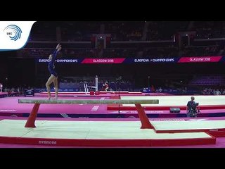 Natalie BRABCOVA (CZE) - 2018 Artistic Gymnastics Europeans, junior qualification beam