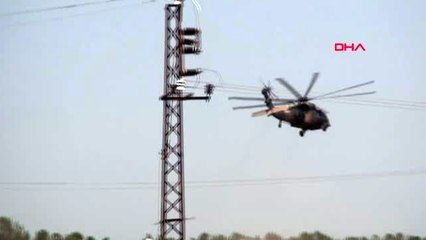 Şanlıurfa suriye sınırında helikopter hareketliliği