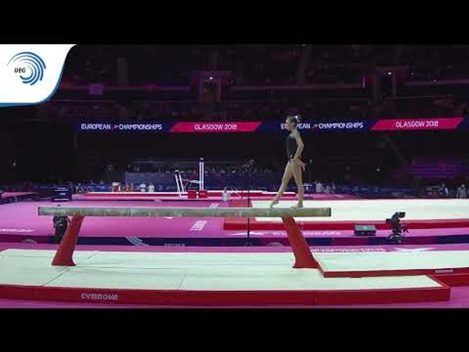 Christina ELEFTHERIOU (CYP) - 2018 Artistic Gymnastics Europeans, junior qualification beam