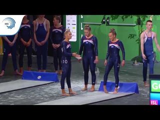 Iceland - 2018 TeamGym Europeans, junior mixed team final