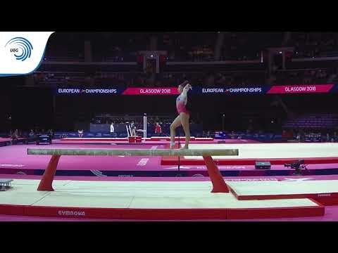 Raya APOSTOLOVA (BUL) - 2018 Artistic Gymnastics Europeans, junior qualification beam
