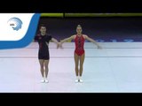 Sandra DINCA & Mihai Alin POPA (ROU) - 2019 Aerobics Europeans, mixed pairs final