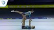 Tatyana KONAKOVA & Grigoriy SHIKHALEEV (RUS) - 2019 Aerobics Europeans, mixed pairs final