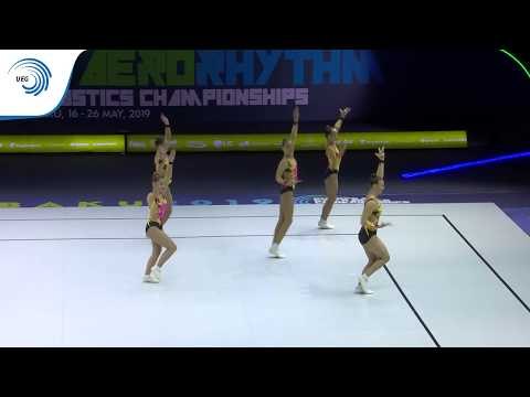 Germany - 2019 Junior Aerobics Europeans, groups final