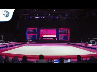 Laufey JOHANNSDOTTIR (ISL) - 2018 Artistic Gymnastics Europeans, junior qualification floor
