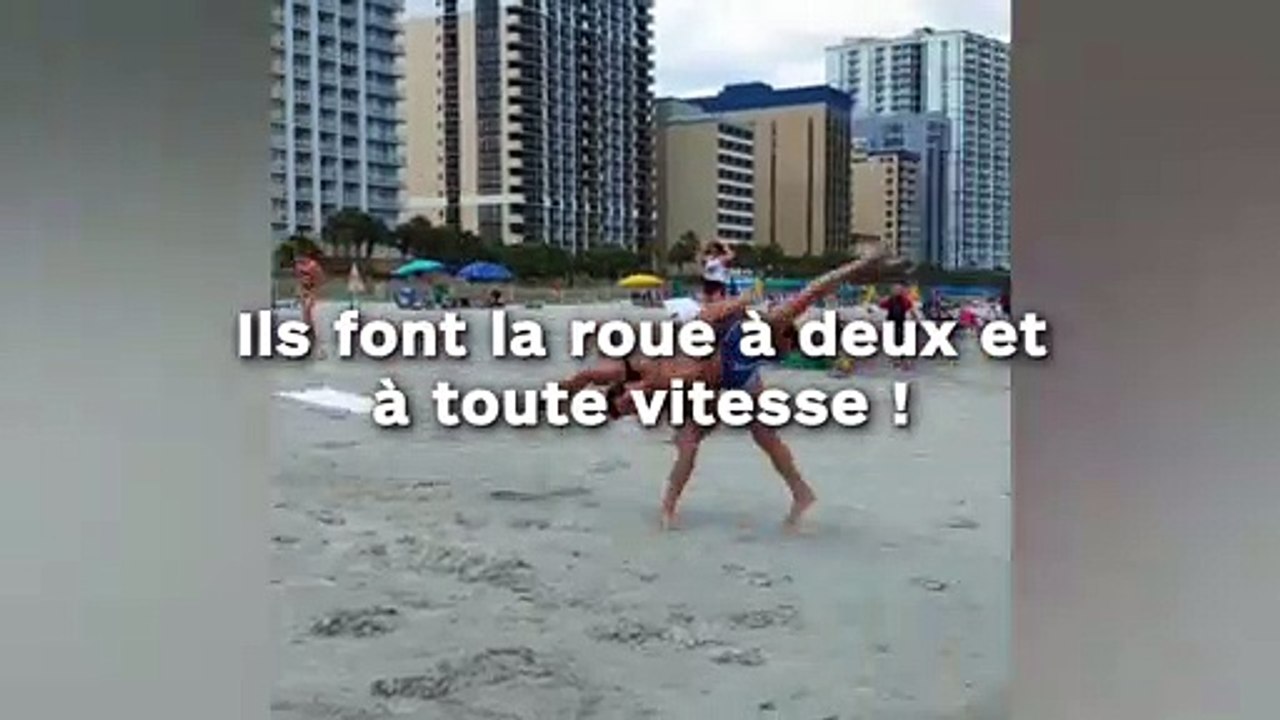 Ils font la roue à deux et à toute vitesse !