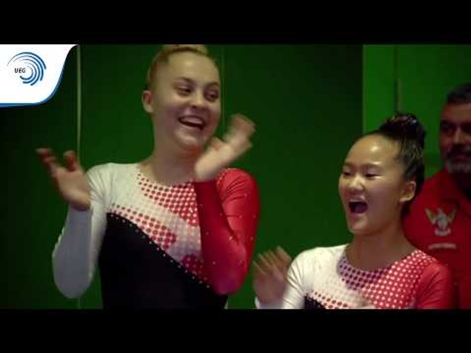 Denmark - 2018 TeamGym European silver medallists, junior women's team