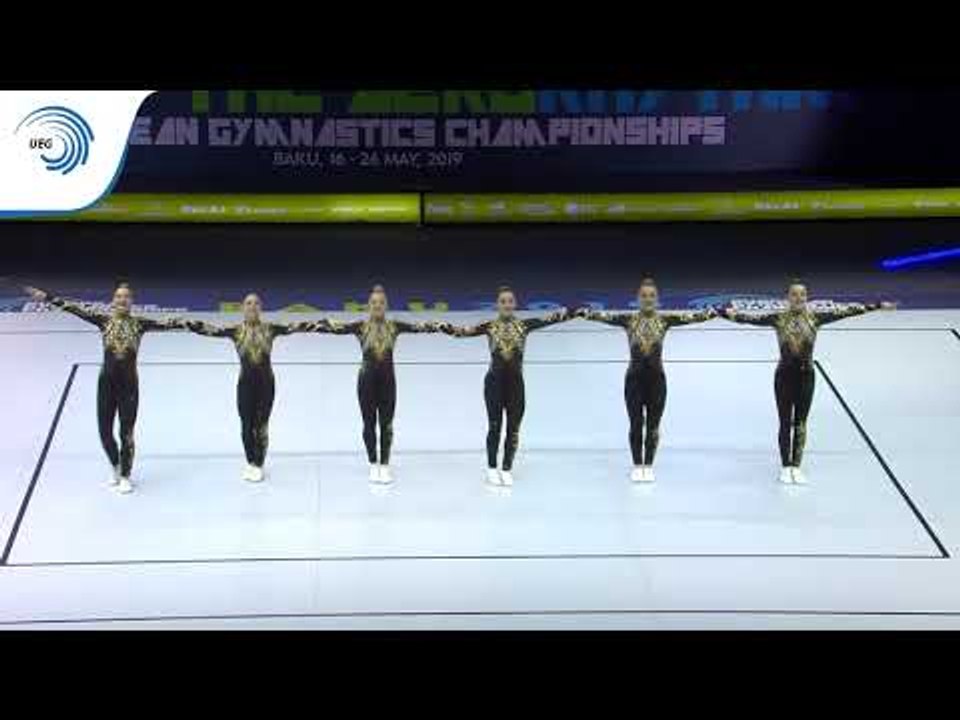 Italy - 2019 Aerobics Europeans, junior Aero Dance final