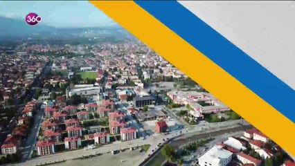 Gökyüzünden, Düzce'yi geziyor
