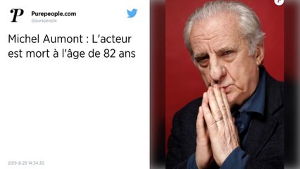 Mort du comédien Michel Aumont à 82 ans