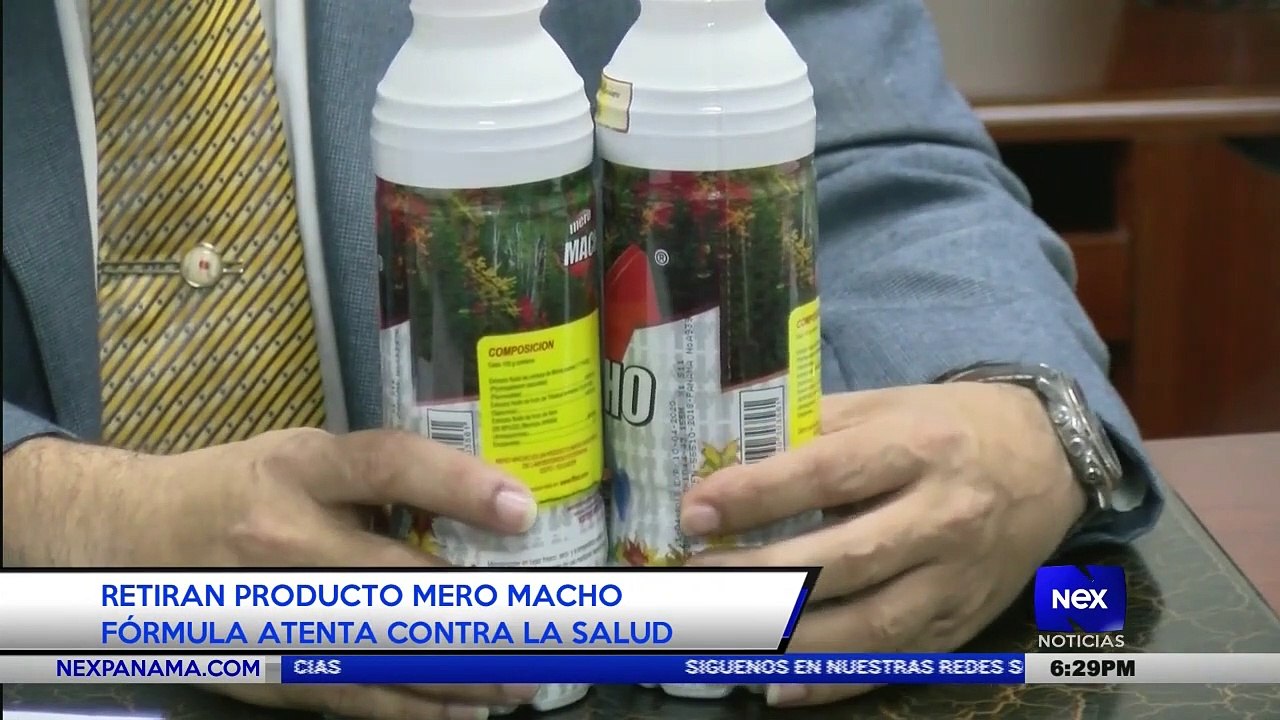 Retiran producto Mero Macho fórmula atenta contra la salud - Nex Noticias -  Vídeo Dailymotion