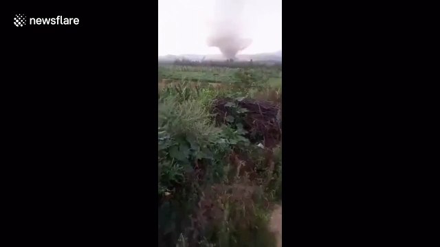 Tornado rips through Chinese village injuring nine people