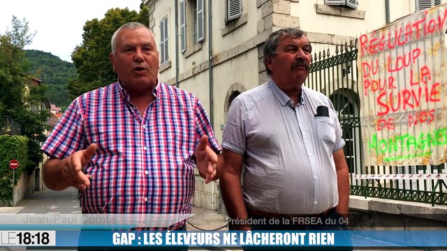 Gap : les éleveurs ne lâcheront rien