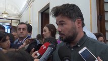 Rufián anima a llegar a un acuerdo: 