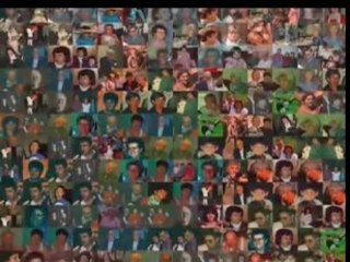 Exemples de portraits en mosaïque de photos