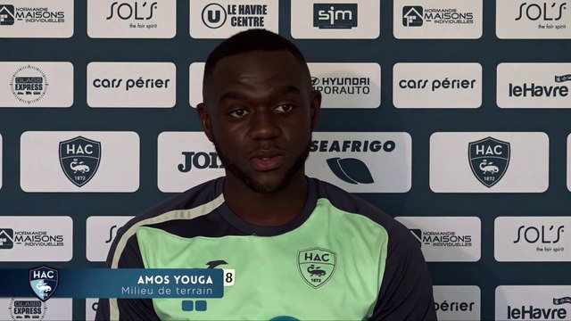 Avant Caen - HAC, interview de Amos Youga