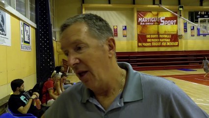 Jacky Bichard coach Martigues Sport Basket