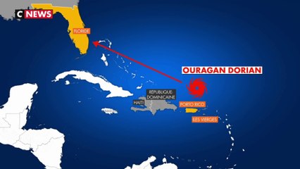 L’ouragan Dorian se dirige maintenant vers la Floride