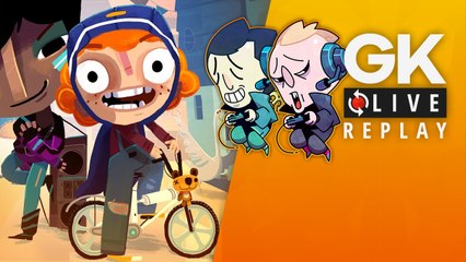 À bicyclette avec Gautoz et Pipo qui retombent en enfance sur Knights And Bikes