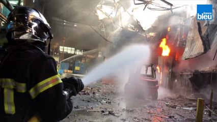 L'incendie au cœur de l'usine Manoir Industries