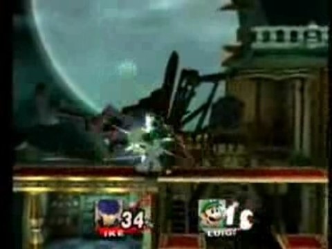 Super Smash Bros. Brawl - Ike VS Luigi