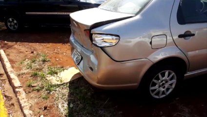 Engavetamento é registrado na Rua Casemiro de Abreu, no Alto Alegre