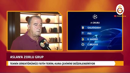 Fatih Terim'den kura yorumu