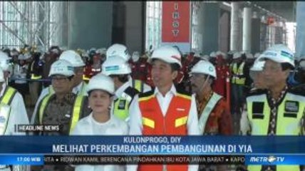 Jokowi Tinjau Bandara Internasional Yogyakarta