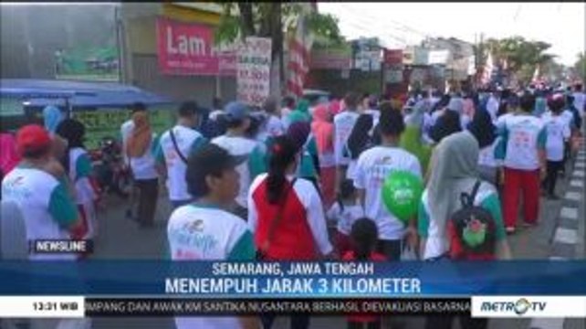 Ribuan Peserta Antusias Ikuti Jalan Sehat Luwak White Koffie