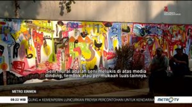 Peresmian Proyek Karya Seni Mural di Taman Ismail Marzuki