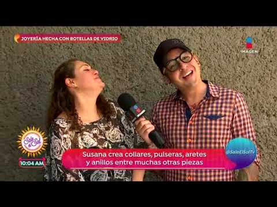 ¡Sajid aprendió a hacer joyería con botellas de vidrio! | Sale el Sol