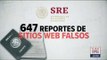 Detectan sitios web fraudulentos para tramitar pasaportes | Noticias con Ciro Gómez Leyva