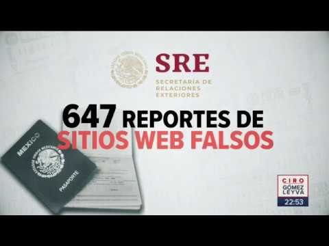 Detectan sitios web fraudulentos para tramitar pasaportes | Noticias con Ciro Gómez Leyva