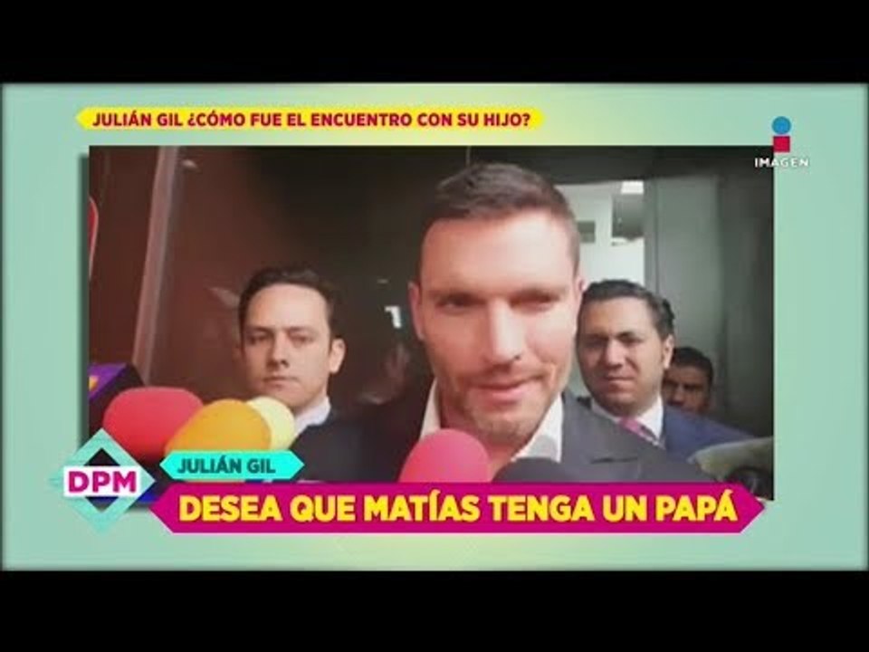 ¡Julián Gil habla del reencuentro que tuvo con su hijo Matías! | De Primera Mano