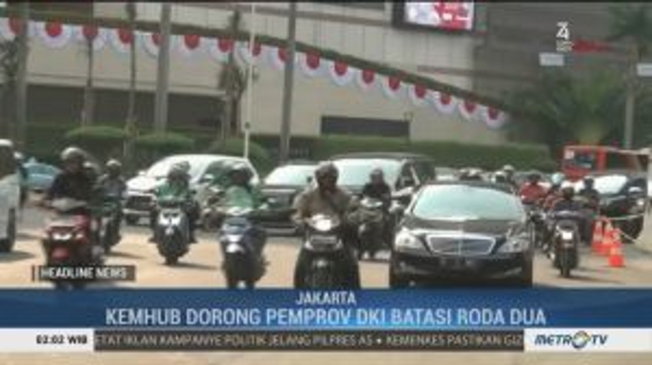 Kemenhub Dorong Pemprov DKI Batasi Roda Dua di Kawasan Ganjil Genap