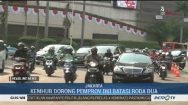 Kemenhub Dorong Pemprov DKI Batasi Roda Dua di Kawasan Ganjil Genap