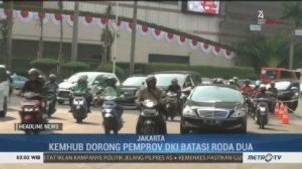 Kemenhub Dorong Pemprov DKI Batasi Roda Dua di Kawasan Ganjil Genap
