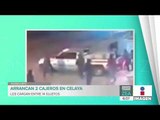 Así fue el robo de dos cajeros automáticos en Celaya, Guanajuato | Noticias con Francisco Zea