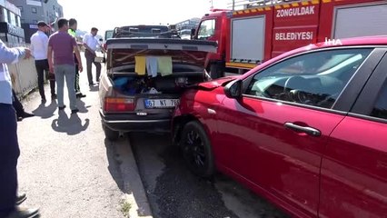 Zonguldak'ta zincirleme trafik kazası