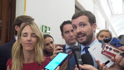 Casado pide a Sánchez que admita que quiere elecciones