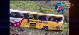 Un muerto y 15 heridos deja trágico accidente de bus interprovincial