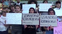 Kadın cinayetlerine Bilecik'te ilginç protesto