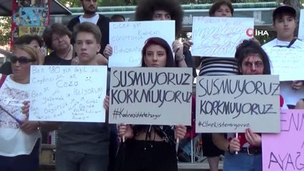 Kadın cinayetlerine Bilecik'te ilginç protesto