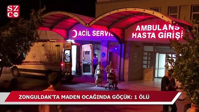 Zonguldak'ta maden ocağında göçük: 1 ölü