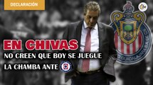 En Chivas no creen que Tomás Boy se juegue la chamba ante Cruz Azul | Conferencia
