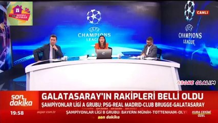 Galatasaray şampiyonlar ligi rakipleri belli oldu paris  saint germen