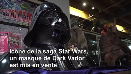 Star Wars : un masque de Dark Vador aux enchères