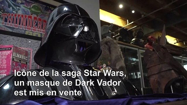 Star Wars : un masque de Dark Vador aux enchères