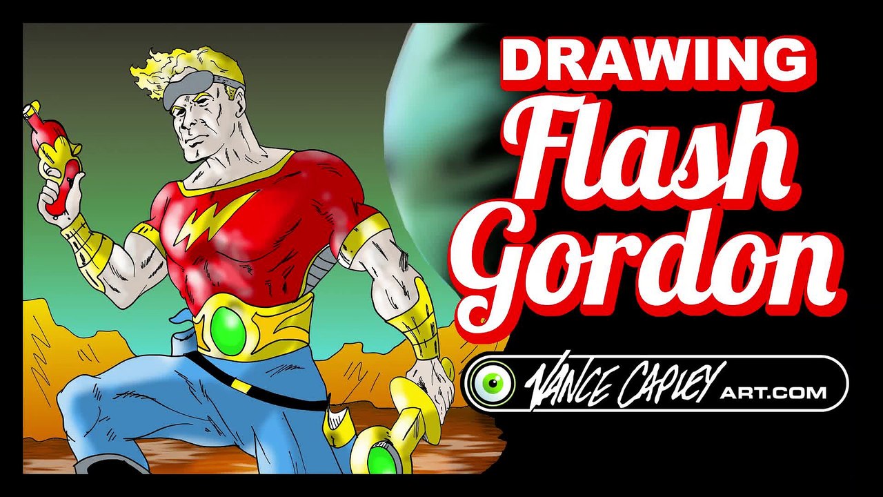 Drawing Flash Gordon