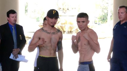 Sanchez pose and face off